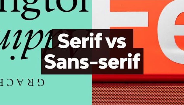serif and sans